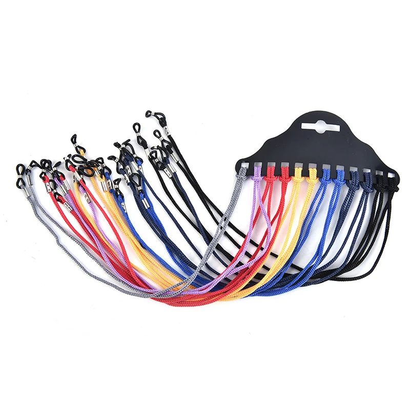 

12 шт./лот многоцветный нейлоновый шнур для очков Веревка для солнцезащитных очков ремешок для очков шнурок для очков