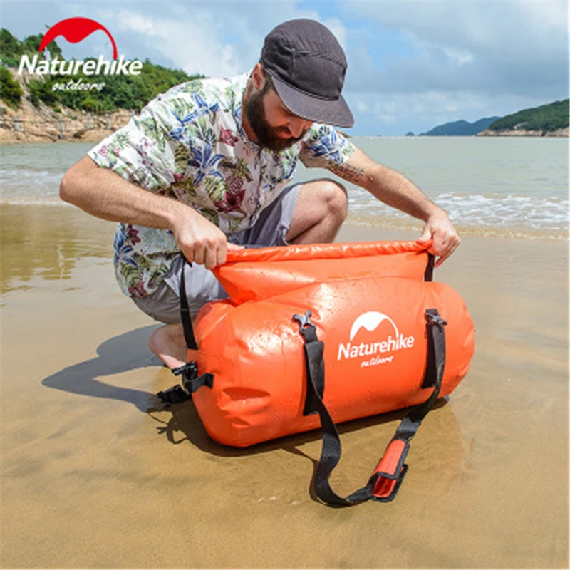 Водонепроницаемая сумка Naturehike 40/60/90/120l 500D ПВХ дорожный водонепроницаемый мешок
