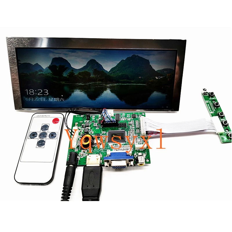HD+VGA 2AV Audio LCD Controller Board 7.8inch AA078AA01 800X300 LCD Screen for Car central Multimedia advertising driver Board
HD+VGA 2AV Audio LCD Controller Board 7.8inch AA078AA01 800X300 LCD Screen for Car central Multimedia advertising driver Board