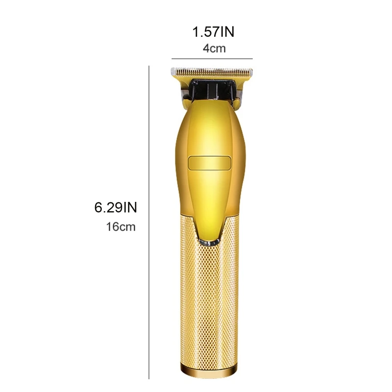 

Professional Hair Clippers Men T-Blade Beard Trimmer Barber Grooming Cordless P9YD