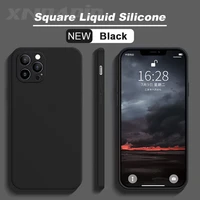 case for apple iphone 13 pro max funda official square liquid silicone cover coque for iphone11 12 11 x xs xr 6 6s 7 8 plus case