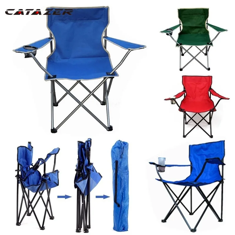 Light Folding Chair Camping Fishing Seat Portable Beach Garden Outdoor Camping Leisure Picnic Beach Chair Tool