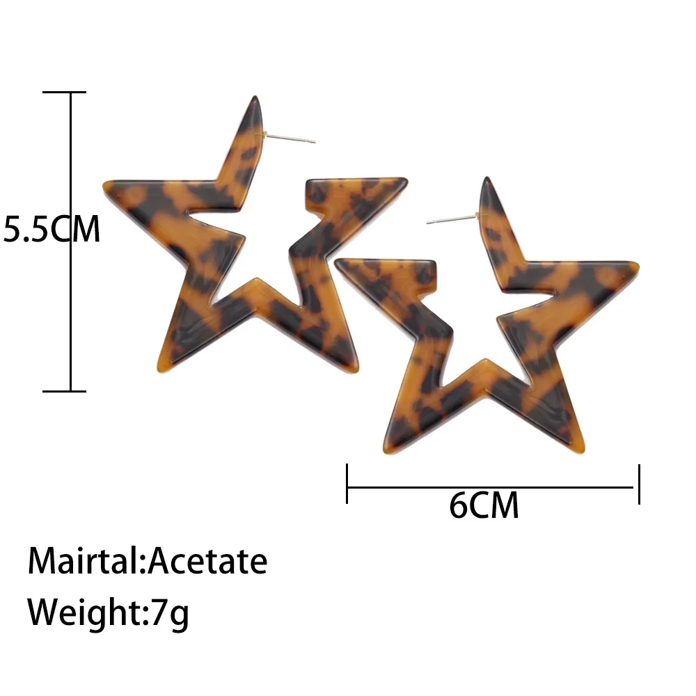 Женские серьги-гвоздики из акриловой ацетатной смолы | Украшения и аксессуары