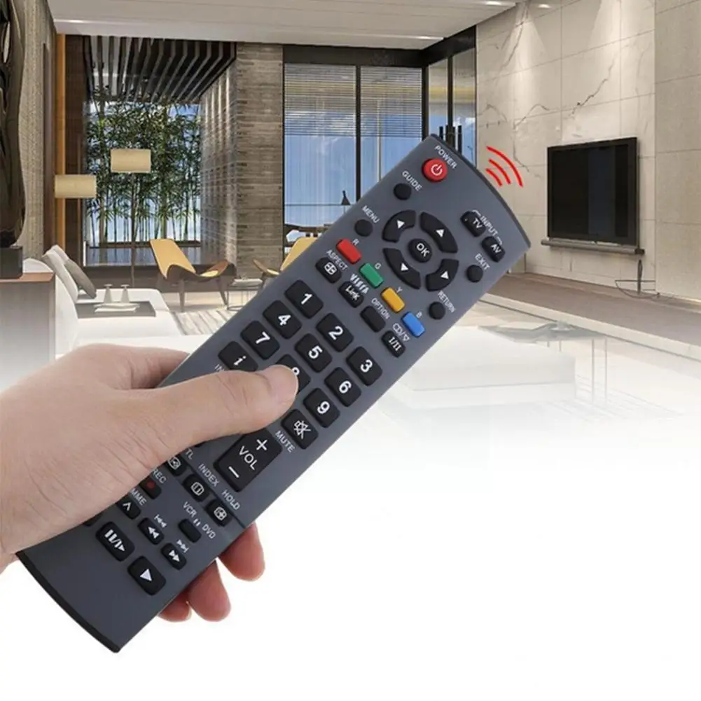 

Replacement Television Remote Control Black High Quality Controller For Panasonic Viera TV RM-D720 EUR7651120/71110 L9Z5