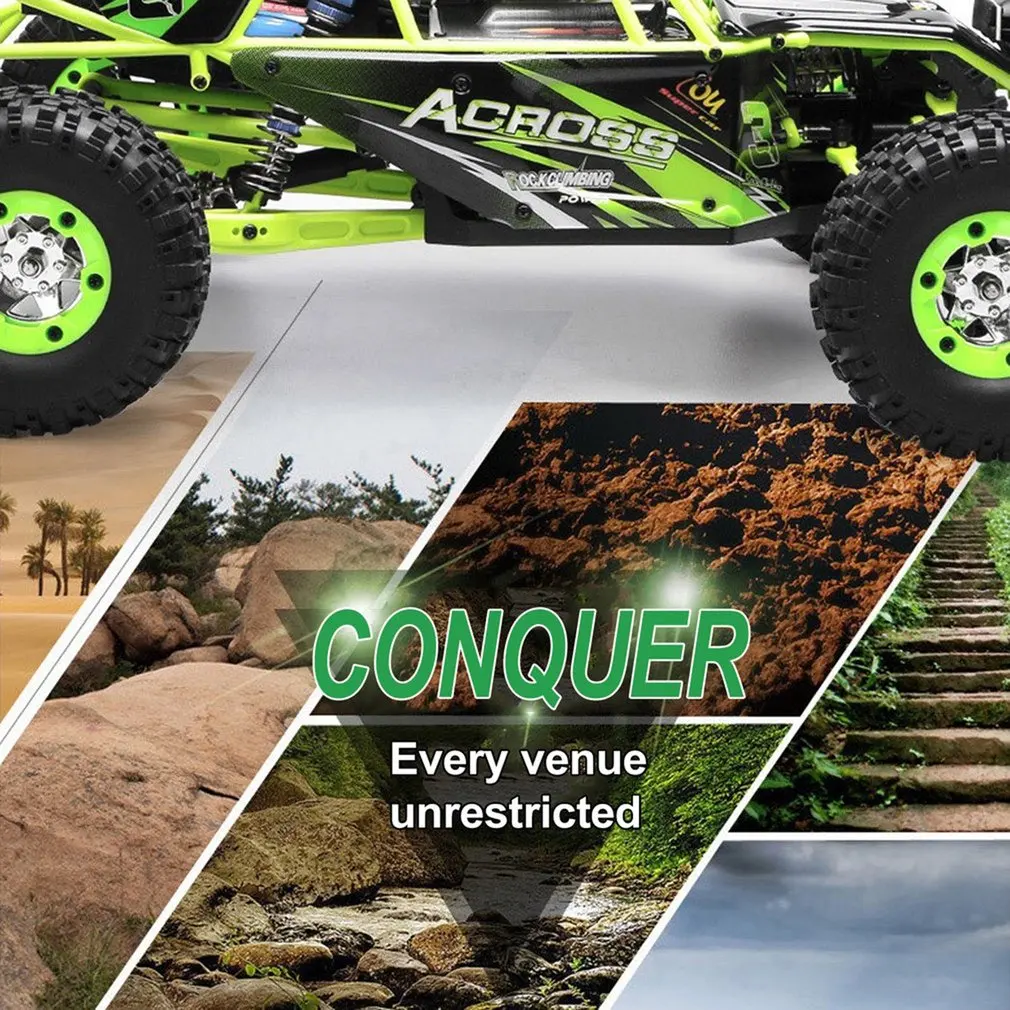 Wltoys XKS 1/12 2,4G 4WD высокоскоростной Электрический матовый гусеничный грузовик для пустыни RC внедорожный багги автомобиль с светодиодный светильник