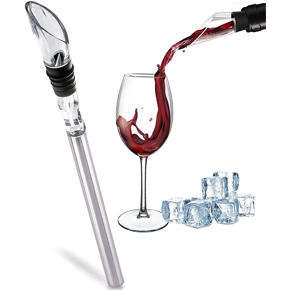 Stick Rapid Iceless Wine Chilling Rod With Aerator And Pourer For Wine