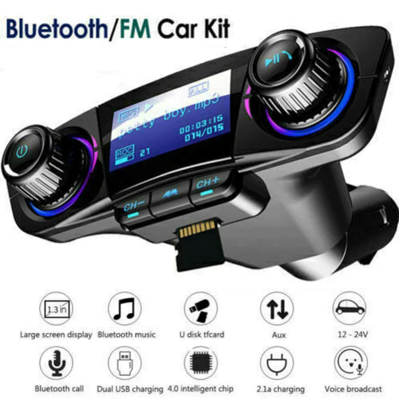 Bluetooth автомобильный fm-передатчик MP3-плеер Hands free радио комплект USB | Электроника