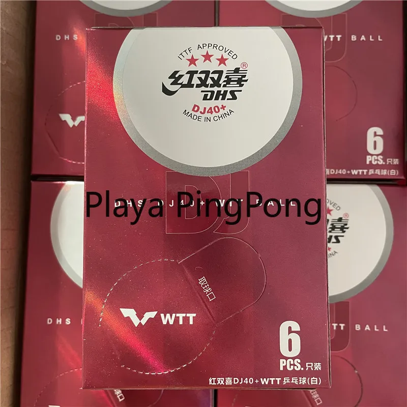 Мячи для настольного тенниса DHS DJ40 + 3 звезды WTT ITTF D40 мировое турне мячи пинг-понга