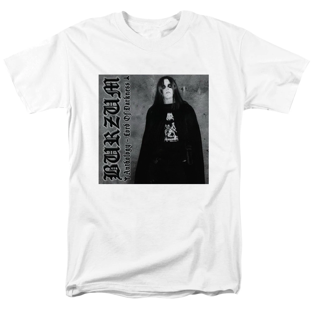 Bloodhoof Burzum Черный металл из хлопка новая футболка с короткими рукавами|Мужские