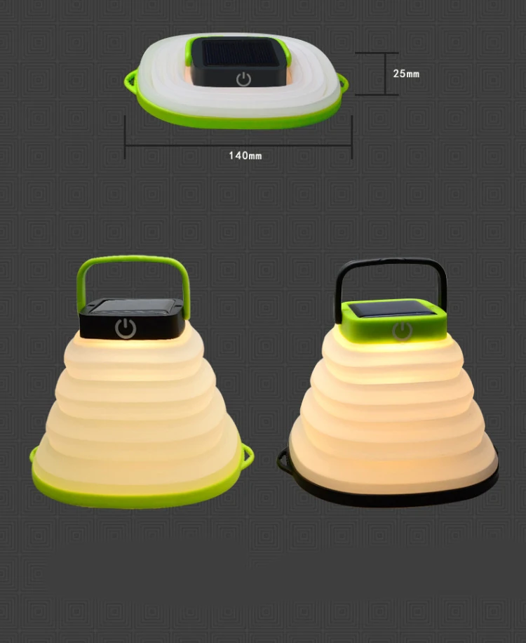 Складной светодиодный светильник для кемпинга выдвижная портативная лампа