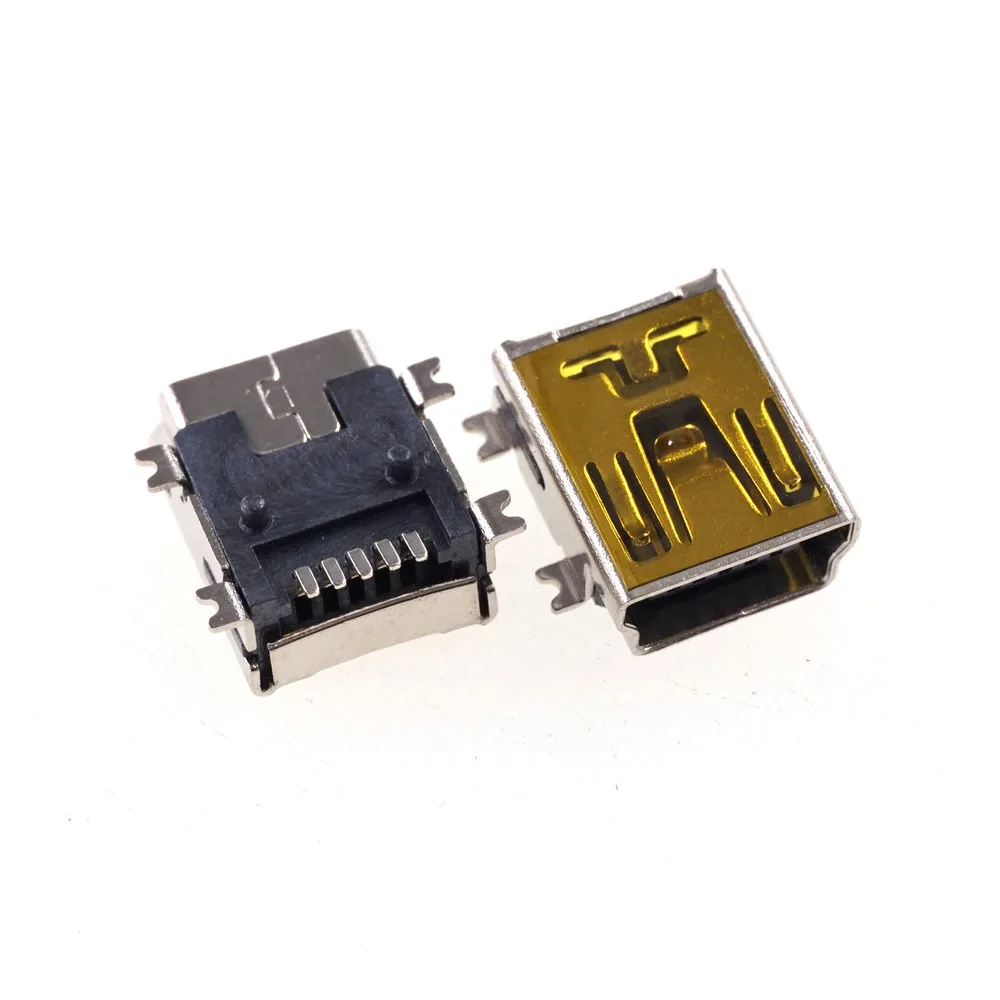 1000 шт./лента и катушка мини USB разъем 2 0 B F 5-контактный Гнездовой прямой угол SMD /SMT
