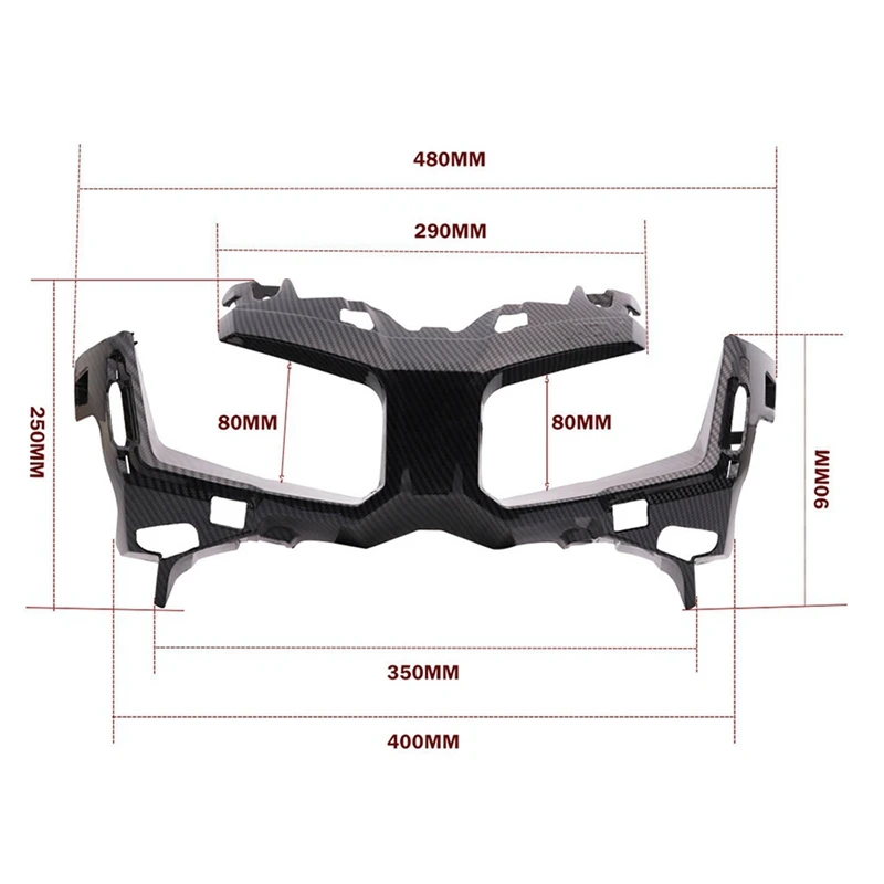

2 Pcs Motorcycles Accessories: 1 Pcs Engine Cover Protection Case Left Engine Box Front Cover & 1 Pcs Headlight Cover