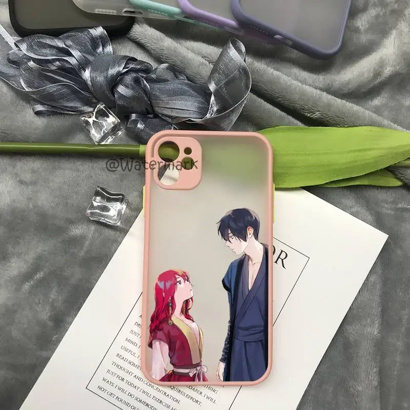 Akatsuki No Yona Of The Dawn Phone Case For IPhone 13 12 11 Pro Xs Max X Xr 8 7 Plus Pink Matte Translucent Coque |