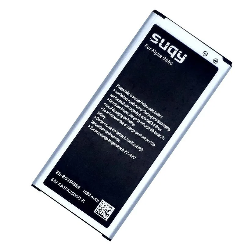 1880 мАч EB BG850BBE аккумулятор для телефона Samsung Galaxy Alpha SM G850F G8508S G8509V аккумуляторные