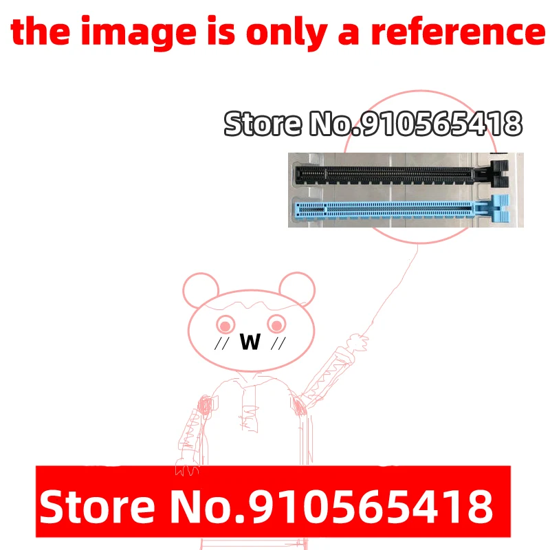 Компьютерная материнская плата PCI-E 164P слот сиденье 16X Графика гнездо для карты памяти в форме рыбьего хвоста тип серый черный синий