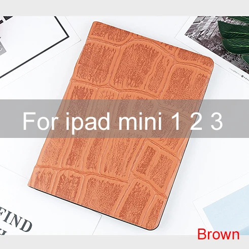 For mini 1 2 3 Essidi для ipad mini 5 4 3 2 1 кожаный чехол Smart Wake Sleep подставка для планшетного компьютера защитный чехол рукав для ipad mini 1 2 3 4 5 - Цвет: For mini 1 2 3