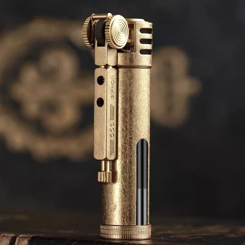 

2021Zorro Ретро нефтяная Зажигалка прозрачный масляный бак металлические латунные траншеи керосиновая бензиновая Зажигалка для сигарет подар...