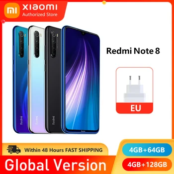 Global Version Xiaomi Redmi Note 8 2021 Smartphone 4GB 64GB MTK Helio G85 Octa Core Quick Charging 4000mAh 48MP Camera RedMi 1