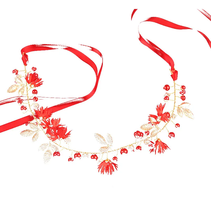 

Super Fairy headband flower garland hair band bride wedding headbands hairband women Bride tiara Wedding hair ornaments female