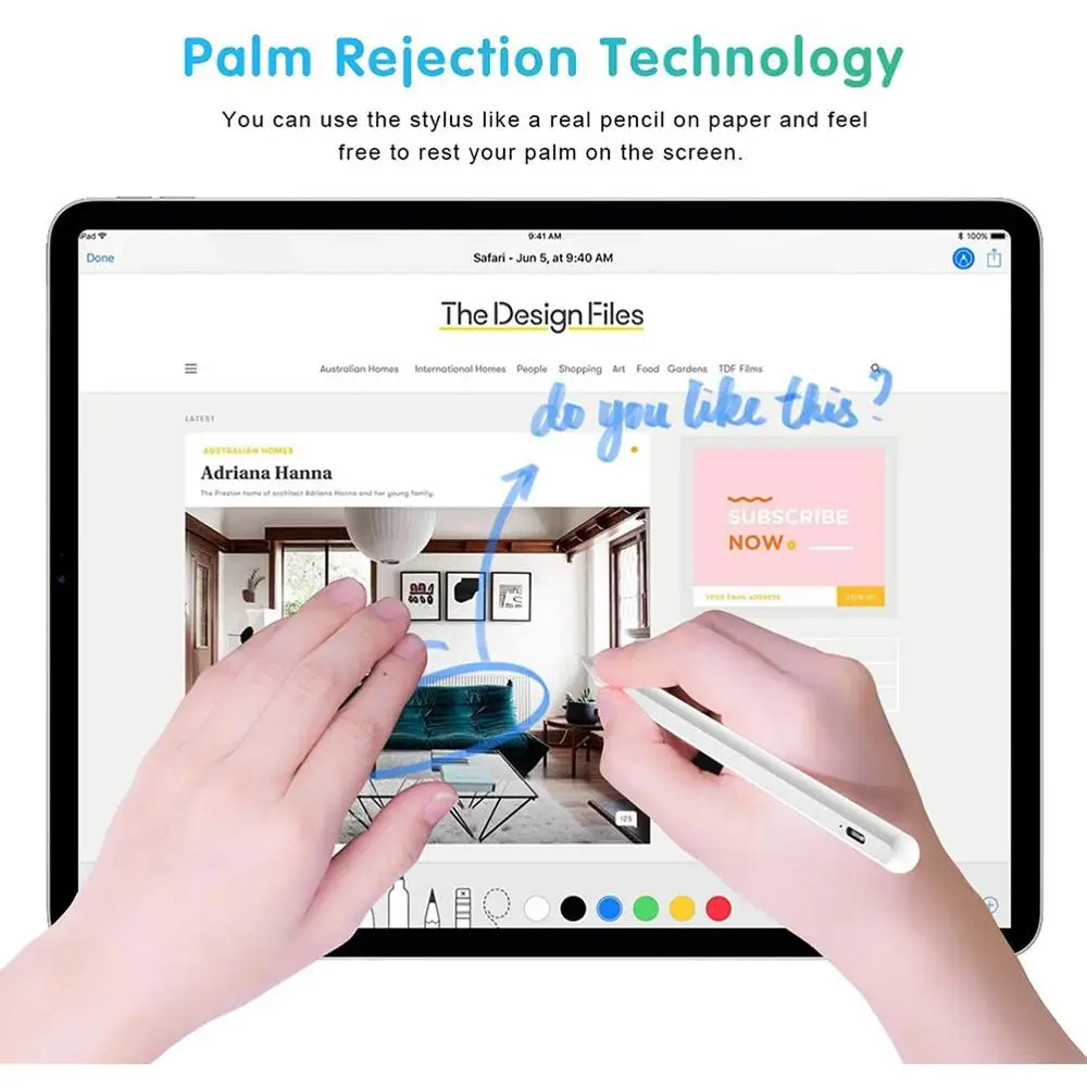 Стилус Магнитный емкостный для ipad/iPad pro/ipad Air 2018 2020|Стилусы планшетов| |