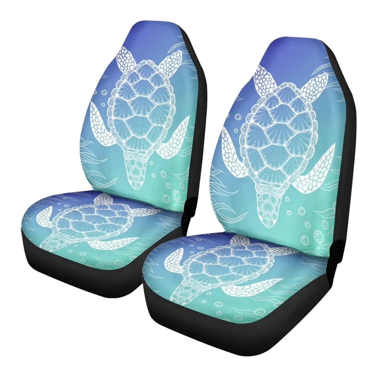 

PinUp Ангел морская черепаха принты автомобильные зимние аксессуары прочный Чехол на переднее сиденье для автомобилей 2021 новый стиль защита ...