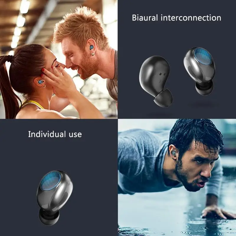 

Fone Bluetooth Headphones TWS Wireless Earphone CVC Noise Cancelling With Mic Handsfree Earbuds Fone De Ouvido Sports Headset