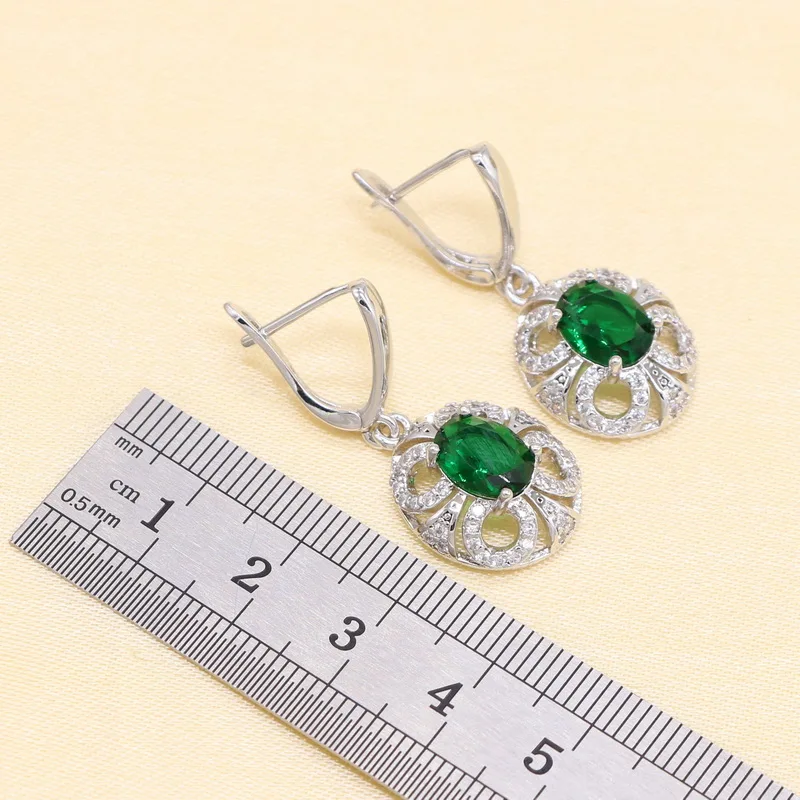 2019 Новый Синий Циркон стерлингового серебра набор украшений для женщин с