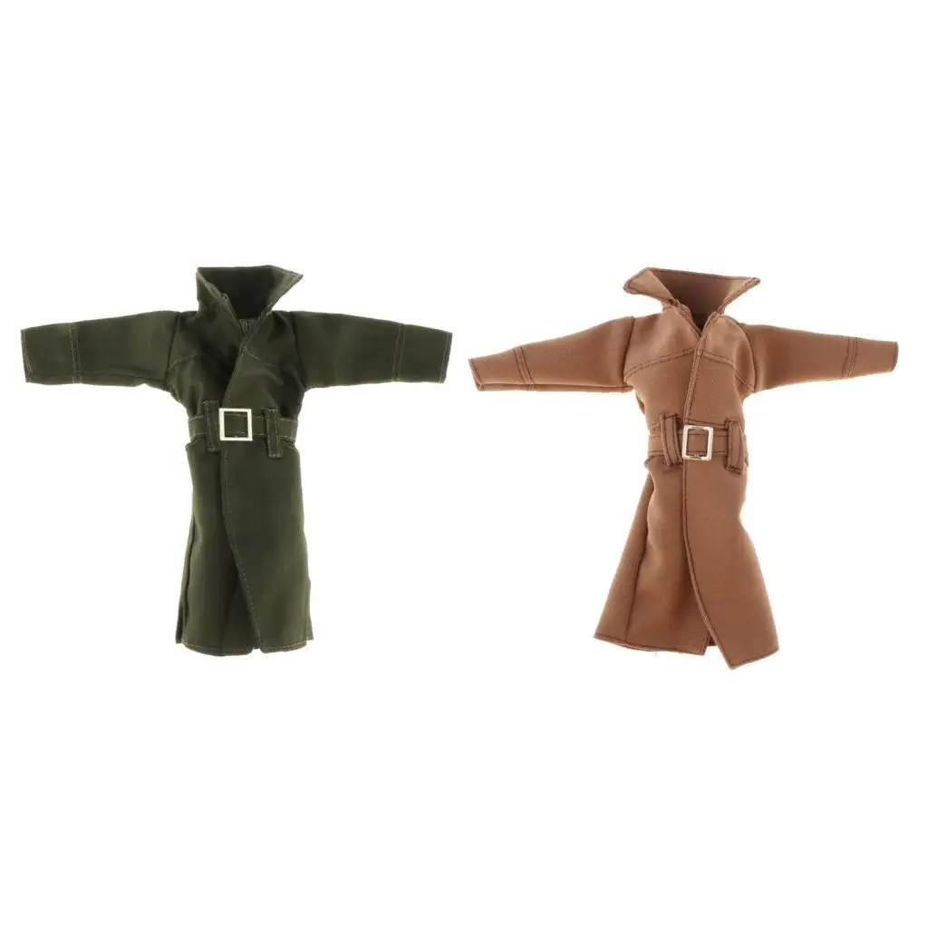 

1: 6 женская фигура Повседневная ветровка подходит для модели куклы HT