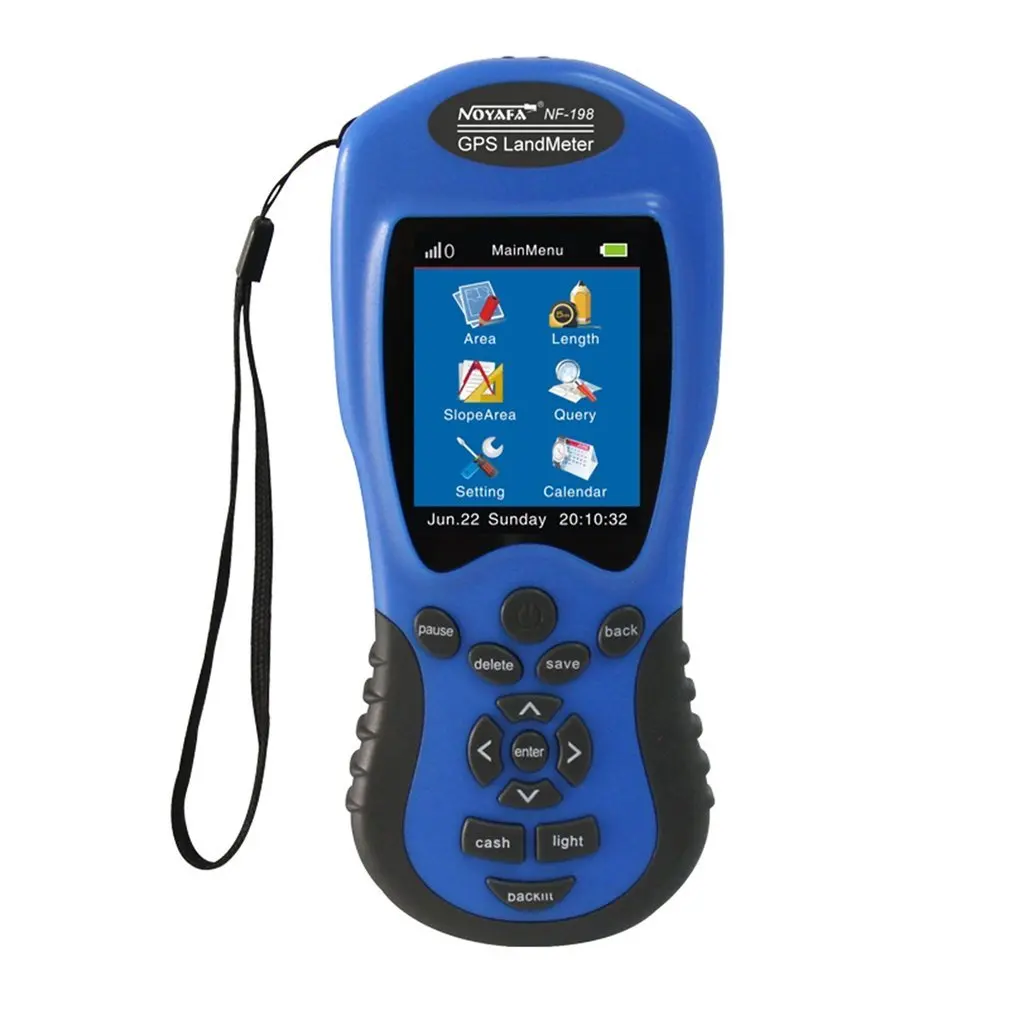 NF-198 GPS измерительные устройства счетчик земли ЖК-дисплей измерительная ценность