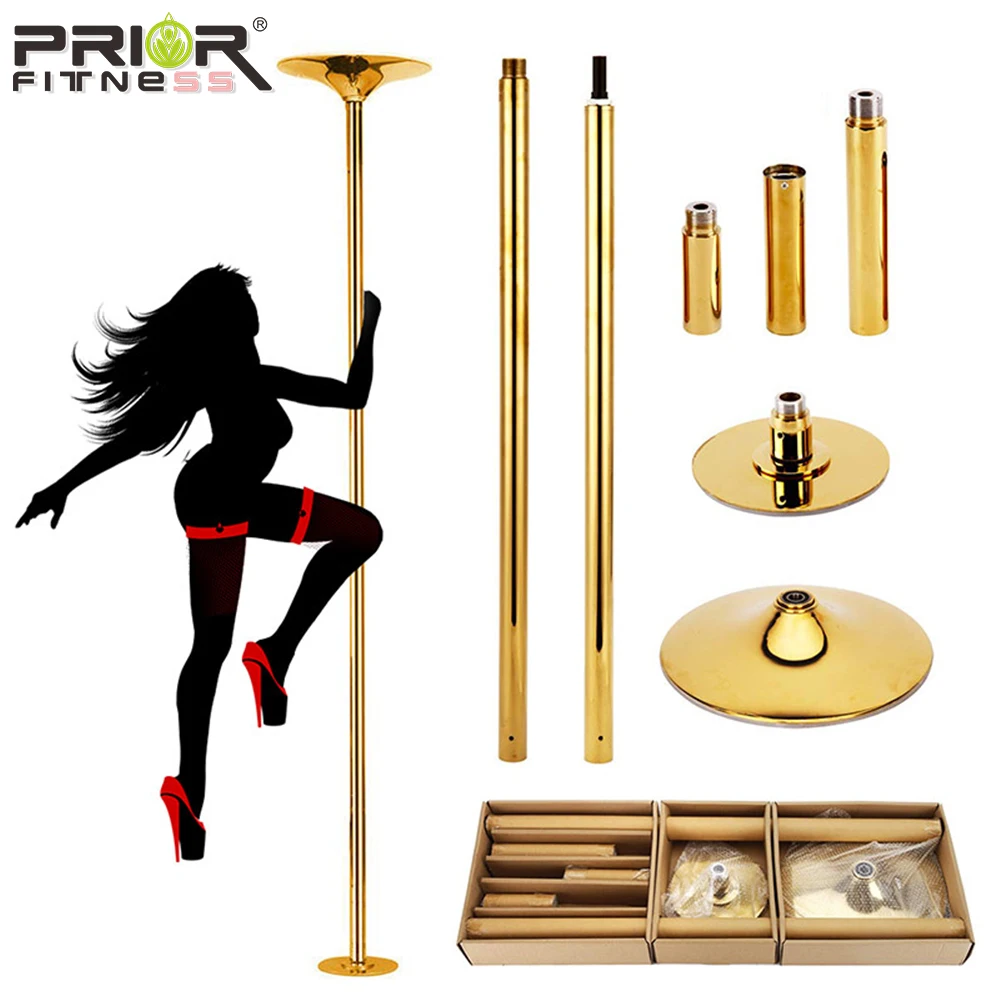 

PRIOR FITNESS 45mm Stripper Rod Static Spinning Rod Dance Kit Removable Home Fitness Pole Dance Bar Dance Pole Dance