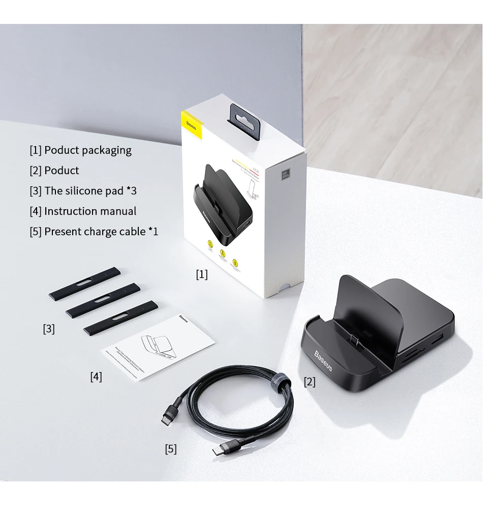 Baseus USB C Dex станция к USB 3,0 HDMI usb-хаб для huawei P20 P30 Pro samsung S10 док-станция 8 usb портов usb type-C концентратор
