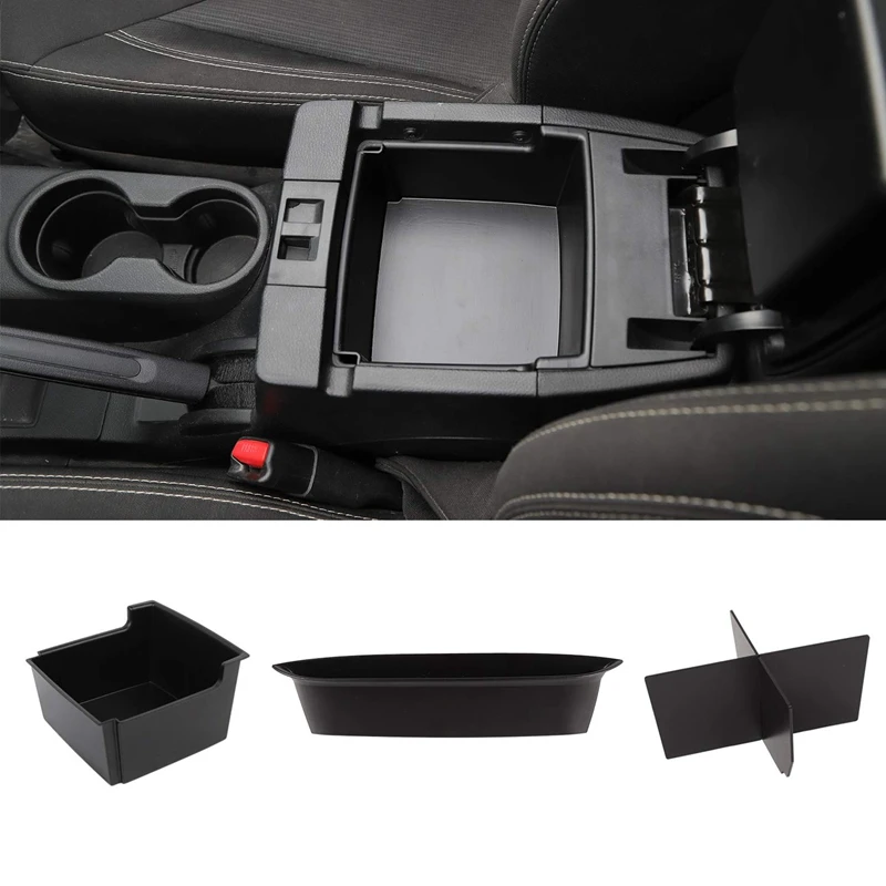Центральная консоль Органайзер лоток ABS подлокотник коробка для хранения с