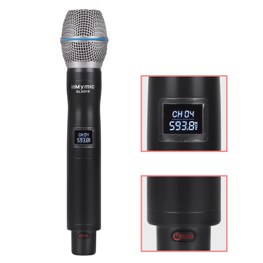 Новое поступление двойной беспроводной микрофон iiiMymic UHF с чехлом для переноски