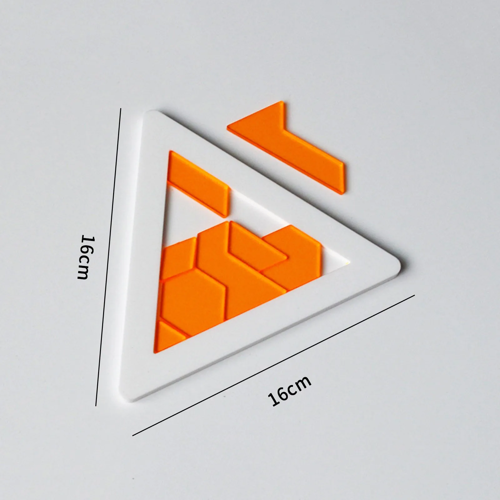 

Translucent Acrylic Irregular Plane Puzzle Children's Educational Toys High Difficulty Irregular Shape Plane Puzzle F4*