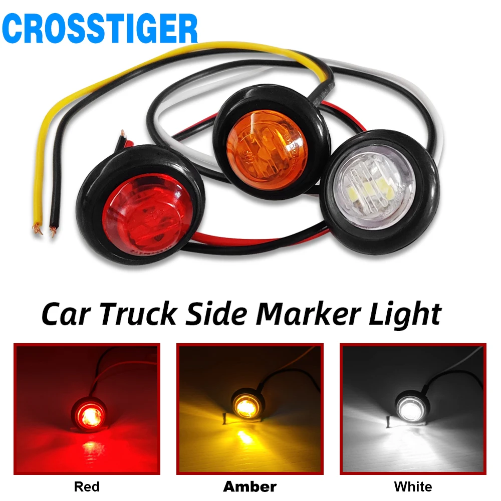 Красный Янтарный задний боковой габаритный фсветильник рь 3 светодиодный для