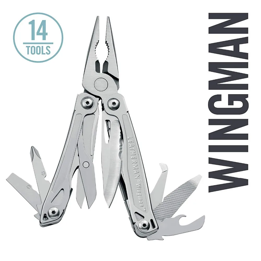 Мультитул LEATHERMAN Wingman нержавеющая сталь | Инструменты
