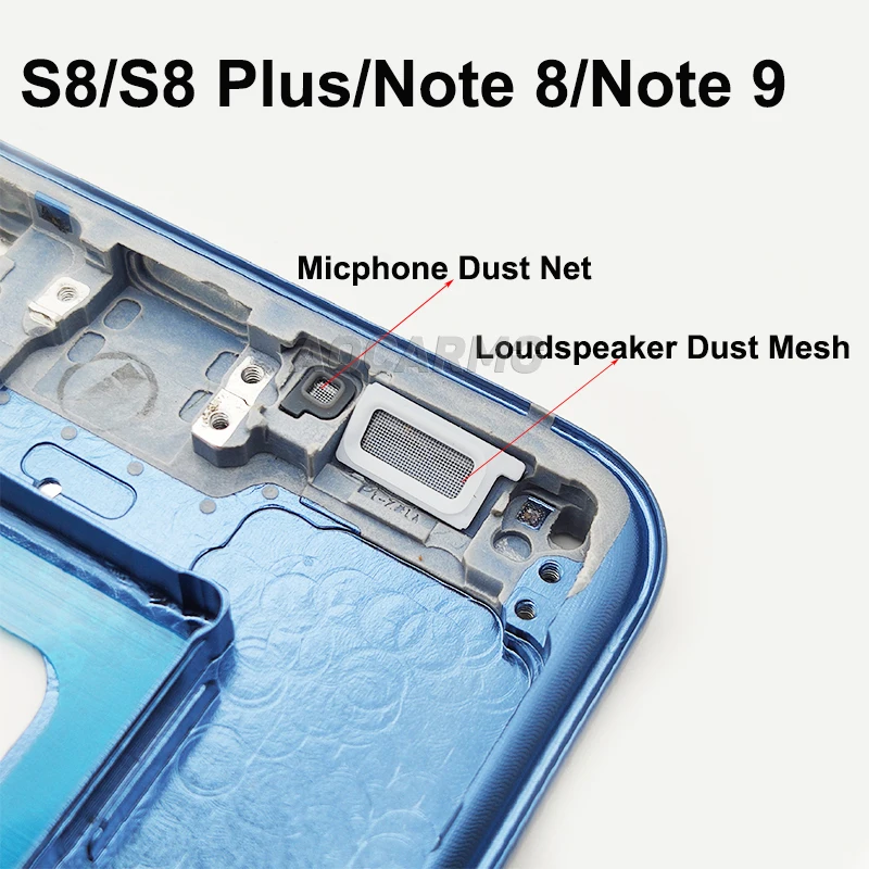 Aocarmo для Samsung Galaxy S8 Plus + Note8 Note 8 9 нижний громкоговоритель Пылезащитная сетка