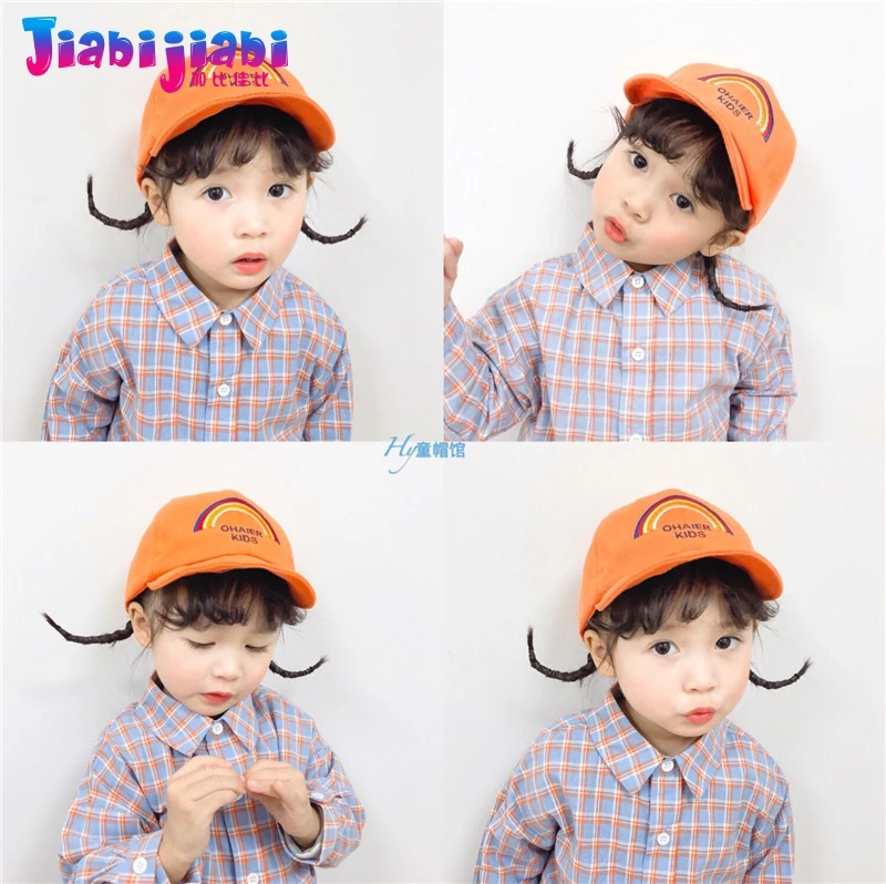Детская летняя шляпа для мальчиков Солнцезащитная бейсбольная кепка маленьких