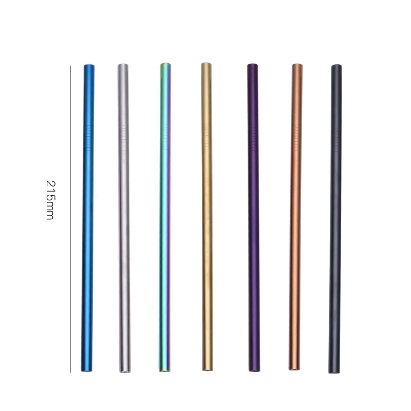 1 шт многоразовые металлические трубочки для питья качество 304 нержавеющая сталь