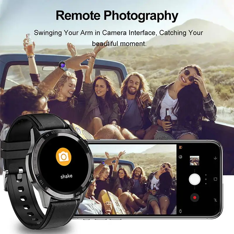 

LIGE 2021 Men Smart Watch TWS Heart Rate Blood Pressure Sports Fitness Luxury Watch Answer/Dial Call Smartwatch Music Playback