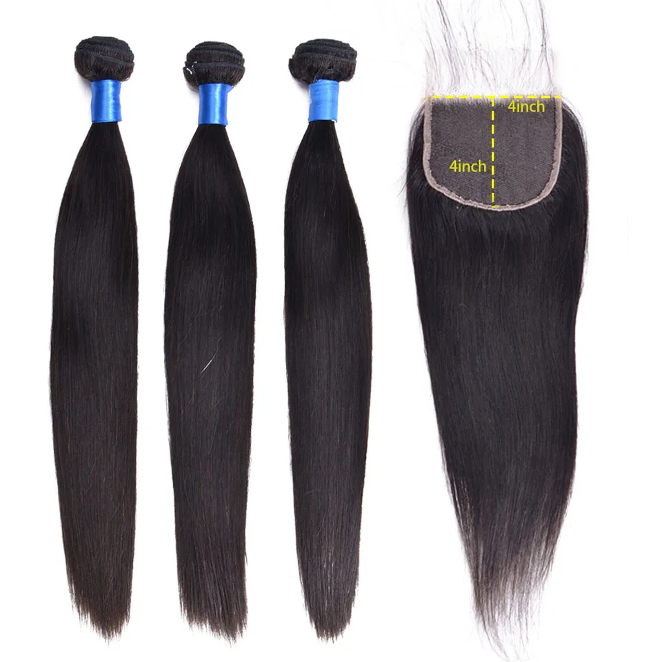 OYM волосы прямые 8 &quot 26&quot средний коэффициент бразильский Реми 100% натуральные