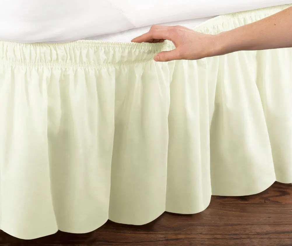 Домашняя кровать юбка обмотка эластичная лента рубашки для кровати без