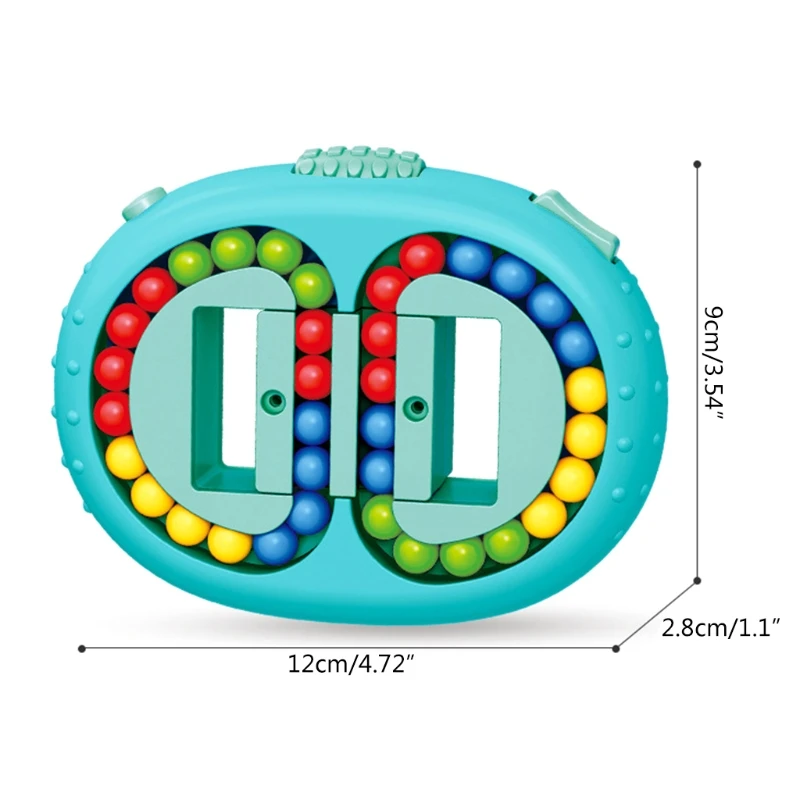 

YU-NIYUT Rotating Magic Bean Fingertip Toy Creative Fun Stress-relieving Puzzle Game Toy Children's Educational Toys for Kids