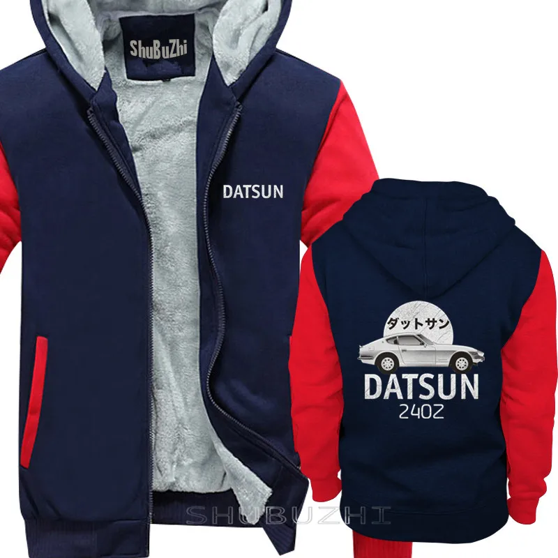 navy red Модные новые толстовки пуловеры JDM Datsun логотип 240Z Толстая куртка японский классический хлопок Толстовка sbz5427 - Цвет: navy red