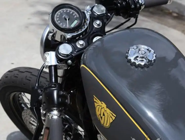 Алюминиевый топливный бак с CNC для мотоцикла декоративная масляная Крышка Harley