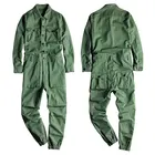 Комбинезон мужской хлопковый с длинным рукавом, свободные брюки-карго в стиле хип-хоп, рабочая одежда с лацканами, зеленый черный желтый, 5XL