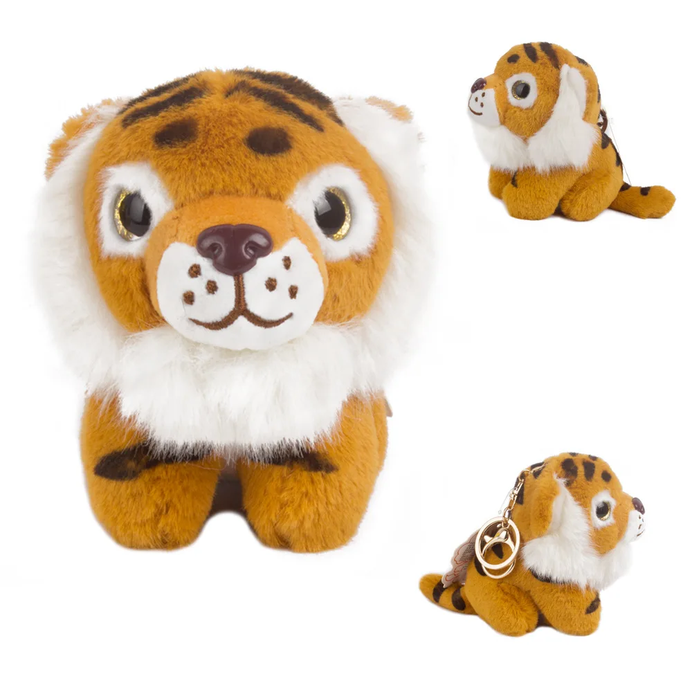 

Новый стильный милый изысканный высококлассный кулон с имитацией тигра мягкая Успокаивающая кукла крутой модный декоративный брелок chriamtse...