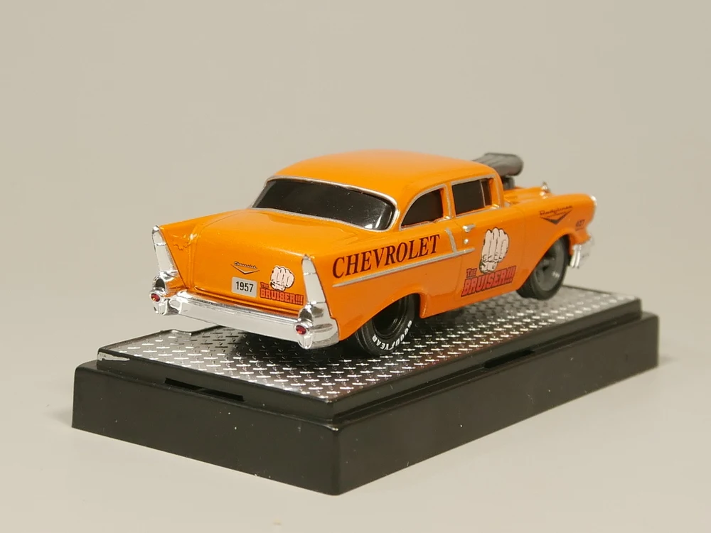 M2 1:64 1957 Chevrolet 150 бутик игрушечный автомобиль из сплава для детей Детские игрушки