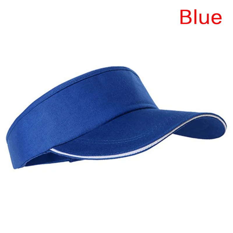 

Adjustable Unisex Men Women Plain Sun Visor Sport Golf Tennis Breathable Cap Hat