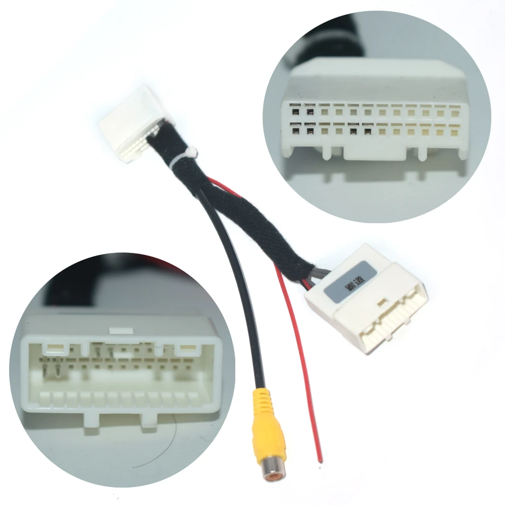 Автомобильный адаптер для камеры заднего вида RCA кабель Toyota Land Cruiser Prado 150 LC150 200 LC200